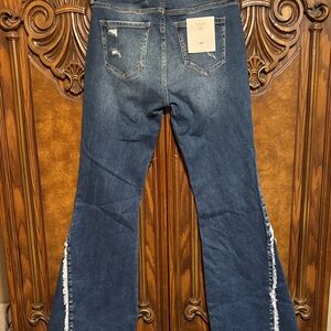Cello Blue Denim Flare Jeans (R)